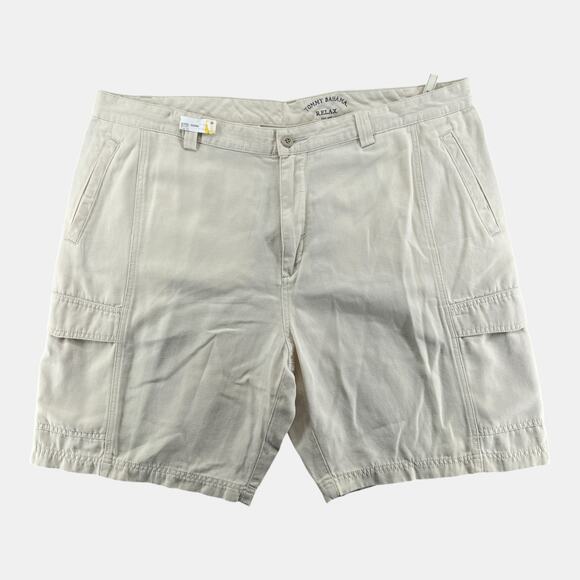Tommy Bahama Other - Tommy Bahama Relax Cargo Shorts Men’s 42 Beige Cotton Lyocell Utility